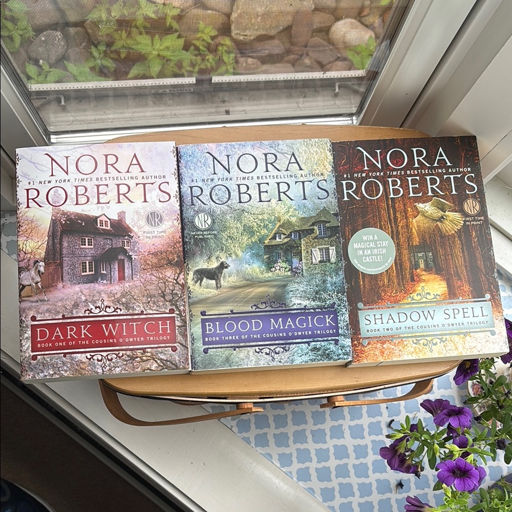 Nora Roberts Book Trilogy Set - Dark Witch, Blood Magick, Shadow Spell